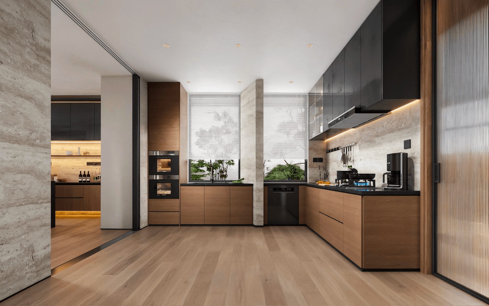 CASAWAVE custom BTO kitchen cabinets with integrated storage systems and ENF eco-friendly boards